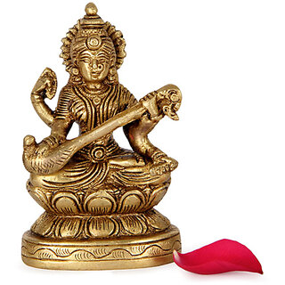 Divya Brass Sarawati Statue