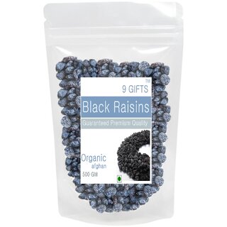 Afghanistan Black Raisins 500 gm Export Quality