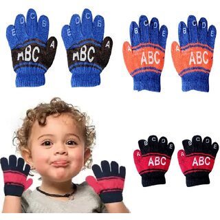 Kids Woolen Gloves (Set of 2)