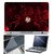 FineArts Laptop Skin 15.6 Inch With Key Guard  Screen Protector - HP Orange Wallpaper