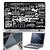 FineArts Laptop Skin 15.6 Inch With Key Guard & Screen Protector - Nero