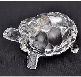 Feng Shui Wish Crystal Glass Tortoise from KZ