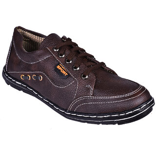 Mens dark outlet brown casual shoes