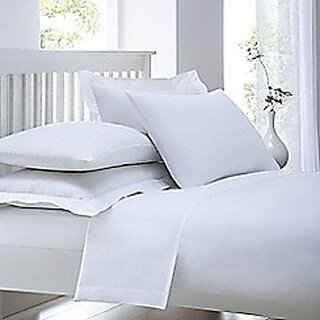                       set of 12 white pillow covers                                              