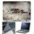 FineArts Laptop Skin 15.6 Inch With Key Guard  Screen Protector - Bhagat Singh