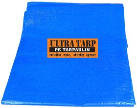 200 GSM Blue (12 ft X 15 ft) UltraTarp PE Tarpaulin Pure Virgin UV Treated(Tarp, Tirpal,Tarpoline, Tent, Talpatri, Rain)