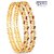 Sukkhi RadGold Brass  Copper Gold Plated Bangles For Women