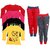 Indiweaves Girls Combo Pack 6 Pack Of 4 Full Sleeves T-shirts And 2 Lowerst
