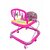 Ehomekart Pink Classic Adjustable Musical Walker for Kids