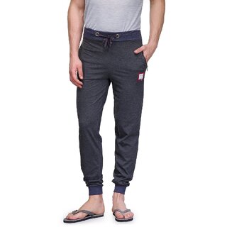 FeelBlue Men's Cotton Track Pant(Deep Grey)