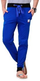 FeelBlue Men's Cotton Track Pant (Royal Blue)