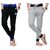 FeelBlue Men's Cotton Track Pant (Pack of 2) (Royal Blue Light Grey)