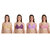 Chileelife Wirefree Non-Padded Bras (Pack Of 4)