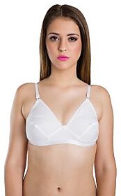 Chilee Life White Cotton Non-Padded Bras