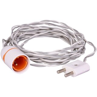                       GM 2-Pin Flexible Wire (Pack of 2, White)                                              