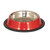 PET CLUB51 STANDARD DOG FOOD BOWL -RED-EXTRA SMALL