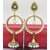 Circle Pearl Jhumki Earring