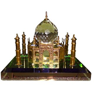 Crystal Taj Mahal 24k Gold Plated - Best Valentines Day Gift