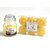 Hosley Lemon Bar Highly Fragranced Jar Candle with Pack of 6 Scented Tealights