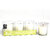 Set of 3 Hosley Highly Fragranced Sweet Pea Jasmine  Filled Glass Candles