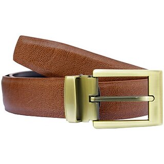                       Phoenix International Men Brown Genuine Leather Belt(Brown-1)                                              