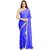 Bhuwal Fashion Blue Chiffon Lace Saree With Blouse