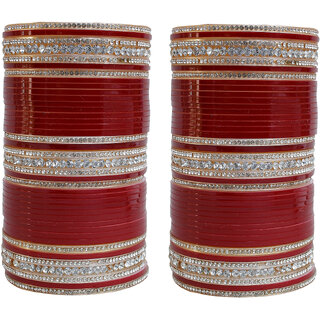 Buy Maroon Bridal Punjabi Choora Wedding Chura Online Get 50 Off