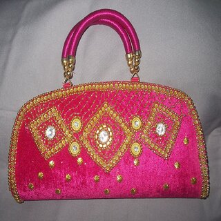 Khushi Pink Fancy hand Bag