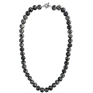                       Mosaic Beads 18 Inch Bold Necklace (Design 1)                                              