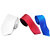 Wholesome Deal Red White And Royal Blue Colour Microfiber Narrow Tie (Pack of Three)