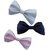 Wholesome Deal Navy Blue Pink And White Colour Neck Bow Tie (Pack of Three)