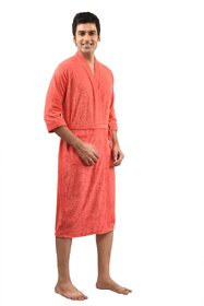 Imported Cotton Bathrobe (Cherry)