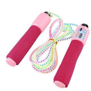 Kudos Skipping Rope With Counter , Exercise Skipping Rope (Color May Vary)