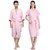 Imported Cotton Bathrobes Combo (Pack of 2)- Pink