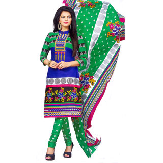                       RS GANESH GARMENTS Cotton Printed Salwar Suit Dupatta Material                                              