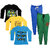 IndiWeaves Girls Combo Pack 5 (Pack of 3 Full Sleeves T-Shirts and 2 Lowers/Track Pant )_Multiple_Size:-6-7 Years