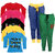 IndiWeaves Girls Combo Pack 7 (Pack of 5 Full Sleeves T-Shirts and 2 Lowers/Track Pant )