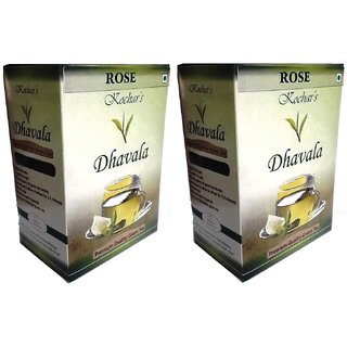                       Dhavala Green Tea 200 Gms With Natural Rose-set Of 2                                              