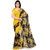 Anand Sarees Yellow and Black Georgette Printed Saree With Blouse ( 1152_2 )