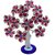 Starstell Fengshui Decorative Evil Eye Tree with Pink Flowers Showpiece (Resin, Silver  Pink) - 20 cm (H)