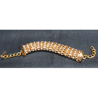                       Golden Snake Stone Bracelet                                              