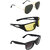 Zyaden Combo of 3 Sunglasses Aviator,Night Vision & Wayfarer Sunglasses