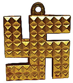 Vaastu , Fenghsui Swastik Pyramid, Lucky Charm, Symbol of Lord Ganesh,