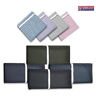 Gwalior Mens Premium Combo 3 Trouser 3 Shirt Polyester Viscose Fabric