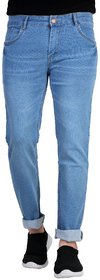 Ragzo Men's Stretchable Slim Fit Blue Jeans