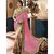 New Designer Saree Georgette Embroidered Pink Half  Half - 269 ze