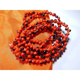 Natural Lal Gunja Mala for Pooja Healing Japa 108 Chirmi beads