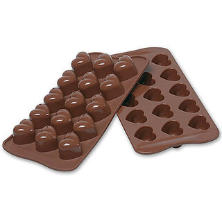 Kudos Cooltrends Silicon Chocolate - Heart 15 - Cup Mould (Pack Of 1)