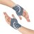 Healthgenie Wrist Brace with Thumb Support One Size Fits Most (1 Pair - Grey), Elastic  Breathable Fabric - Adjustable