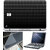 Finearts Laptop Skin 15.6 Inch With Key Guard & Screen Protector - Hp Square Texture